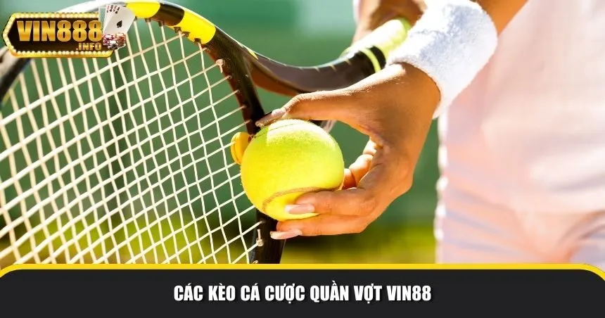 Kèo cược quần vợt Vin88 vô cùng đa dạng