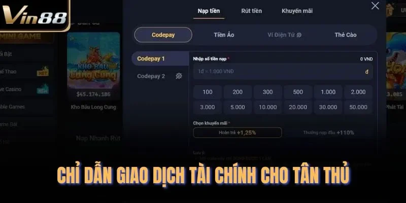 Chỉ dẫn giao dịch tài chính cho tân thủ